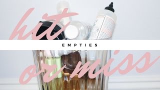 EMPTIES  PRODUCTS IVE USED UP [upl. by Eyahc391]