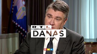 Milanović Plenković se ponaša kao ukrajinski agent a ja kao hrvatski predsjednik  RTL DANAS [upl. by Airogerg]