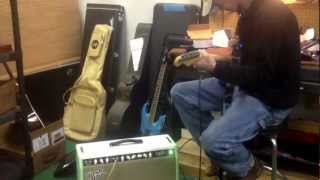 Ricky Peters demos custom handwired Kirsch Amps Deluxe Reverb clone [upl. by Salli700]