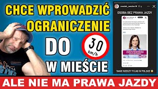 Nowa przewodnicząca sejmowego zespołu ds BRD nie zdała na prawko ale chce ostro karać kierowców [upl. by Carrick]