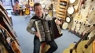 Mark playing an Elka 120 Bass Piano Accordion  Hobgoblin Music Birmingham [upl. by Franny]