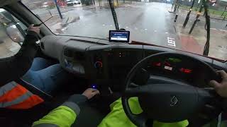 HGV DRIVER GOT STUCK  BIRMINGHAM LAD HELPED ME OUT  AVOIDING LOW BRIDGE POV [upl. by Hildegaard]