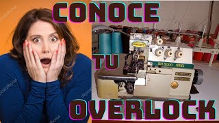 Curso básico de modisteria Cómo manejar la máquina FILETEADORAOVERLOCKREMALLADORA [upl. by Atiuqcir]