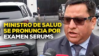 Ministro de Salud se pronuncia por resultados del examen para SERUMS ROTATIVARPP  DESPACHO [upl. by Linnea626]