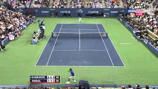 2011  US Open Final  Novak Djokovic vs Rafael Nadal  Set 3 Part 2 [upl. by Noffets840]