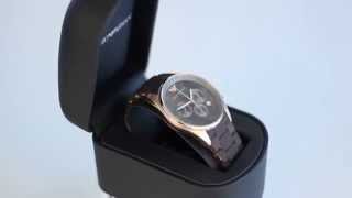 Emporio Armani watches AR5890 FULL HD VIDEO  HOW TO SPOT FAKE REVIEW PRICE SPORT CLASSIC WATCH [upl. by Owades]