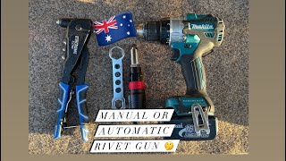 Automatic rivet gun drill attachment review from Temu Australia [upl. by Shelby690]