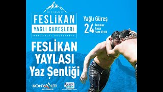 Konyaaltı Belediyesi 24 Geleneksel Feslikan Yaylası Yağlı Güreşleri 24072022 [upl. by Ancelin]