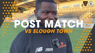 Post Match Slough Town 191024 [upl. by Eenar]