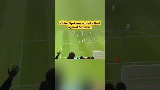 Viktor Gyokeres scored a Goal against Slovakia Sweden 21 Slovakia footballhighlights ytshorts [upl. by Fachanan]