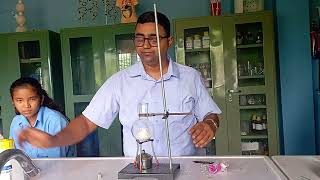 Lab preparation of Nitrogen gasN2 Nitrogen gas Yub Raj Dhakal Class 9 [upl. by Imeaj]