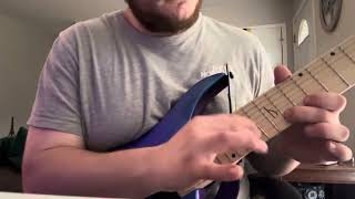 RINGS OF SATURN  THEOGONY Guitar solo cover [upl. by Clarke579]