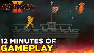 12 Minutes of NIDHOGG 2 Gameplay [upl. by Anaehr]