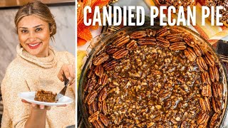 BEST KETO CANDIED PECAN PIE How to Make Keto Candied Pecans amp 3 Carb Pecan Pie for Thanksgiving [upl. by Ahsilet137]