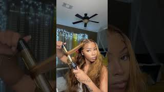 ✨ Barrel Curl Tutorial ✨ wigs hairstyle lacewig curlyhair curls [upl. by Teresina]