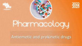 L1  Antiemetic and prokinetic drugs  Pharmacology [upl. by Ahserkal]