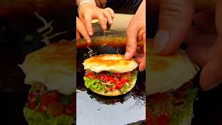 Chinese burger Slate Fried Noodles [upl. by Boaten]