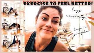 Exercises To Help With Anxiety  Workouts To Get Out Of A Rut [upl. by Ahsenev174]