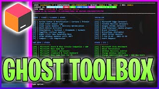 🔧GHOST TOOLBOX  ✅Tool Package for all Windows 2022 [upl. by Sebbie245]