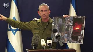 A Briefing by IDF Spokesperson RAdm Daniel Hagari [upl. by Norrehc]