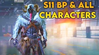 BP amp ALL CHARACTERS S11 CODM LEAKS 2024 COD MOBILE SEASON 11 BATTLE PASS COD MOBILE [upl. by Matthews617]