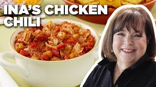 Ina Gartens 5Star Chicken Chili Recipe  Barefoot Contessa  Food Network [upl. by Hilliard431]