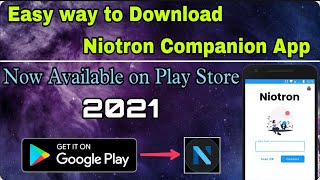 Niotron Companion app now available on Google play Store How to connect Niotron companion app [upl. by Lattie999]