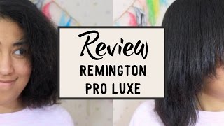 Lissage en 1 seul passage  Lisseur Remington Pro Luxe I TEST BEAUTY 1🌙 [upl. by Htebasyle]