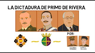 La Dictadura de Primo de Rivera 1923  1930 [upl. by Ailema]