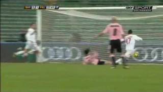 Bari Palermo 42 Ampia Sintesi Highlights Gol SKY HD 22a Giornata 300110 [upl. by Eiznikam]