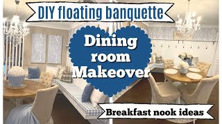 DIY BANQUETTE SEATING  DINING ROOM BREAKFAST NOOK BENCH  HOW TO [upl. by Atilrahc]