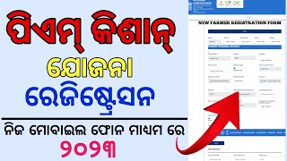 pm kisan new registration 2023 odisha। pm kisan online apply 2023 odisha [upl. by Nichole643]