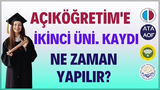 Sınavsız İkinci Üniversite Kaydı Ne Zaman Yapılır Kayıt İçin Gerekli Şartlar Nedir [upl. by Ahsinwad]