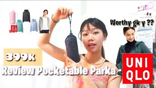 LIFESTYLE  UNIQLO Pocketable Parka  REVIEW [upl. by Rickie]