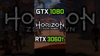 GTX 1080 vs RTX 3060 Ti in Horizon Zero Dawn [upl. by Edurtreg283]