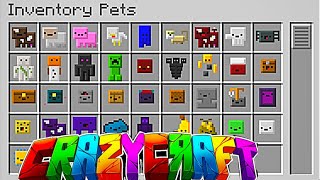 New Pets in Minecraft Crazy Craft 1 [upl. by Erlond]