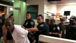 3 Arrested After Chased by NYPD at Bronx McDonalds [upl. by Eirrotal]