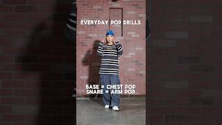 Pop Drills you can do everyday✅ Website launching next week🔥 popping tutorial dancetutorial [upl. by Desirae]