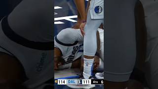 Kyrie Irving tells Naji Marshall to chill after slipping trying to help PJ Washington up nbaplayers [upl. by Ayk]