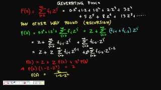 Programming Interview Generating Function Recurrence Relation Fibonacci Series [upl. by Gonta]