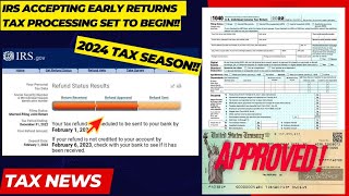 2024 IRS TAX REFUND UPDATE  UPDATED TAX CHANGES Refund Delay Causes Tax Credits IRS Notices [upl. by Caz]