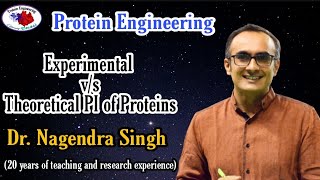 Experimental Vs Theoretical PI of proteins  Isoelectric focusing  Dr Nagendra Singh  PENS25 [upl. by Lanny]