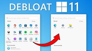 Debloat Windows 11 Installations With Just 2 Clicks [upl. by Rosenfeld833]