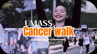 ROAD TO UCA Nichols College Cheer UMASS CANCER WALK 2024 BONUS EPISODE [upl. by Rambert235]