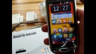 GSM ALARM SYSTEM SC101 Step 3 HOW TO SET UP MOBILE PHONE [upl. by Kire]