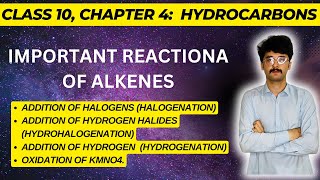 Important reactions of alkenes  chemical properties of alkenes  class 10  mmk chemistry [upl. by Heloise]