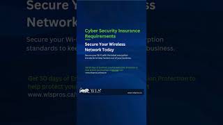 Secured Wireless Networks  Cybersecurity Insurance Requirement [upl. by Id]