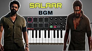 Salaar BGM  Piano Cover By Kalyan Allu  Prabhas  Prithviraj Ravi Basrur Prashanth Neel [upl. by Frederiksen]