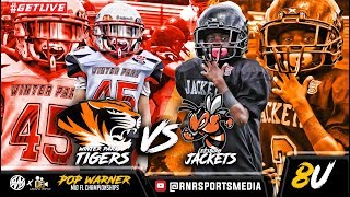 Leesburg Jr Jackets vs Winter Park Tigers  8U Pop Warner Mid Florida Championship [upl. by Somar698]