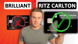 RitzCarlton Card vs Amex Marriott Bonvoy Brilliant Best Hotel Credit Card of 2024 [upl. by Wallach]